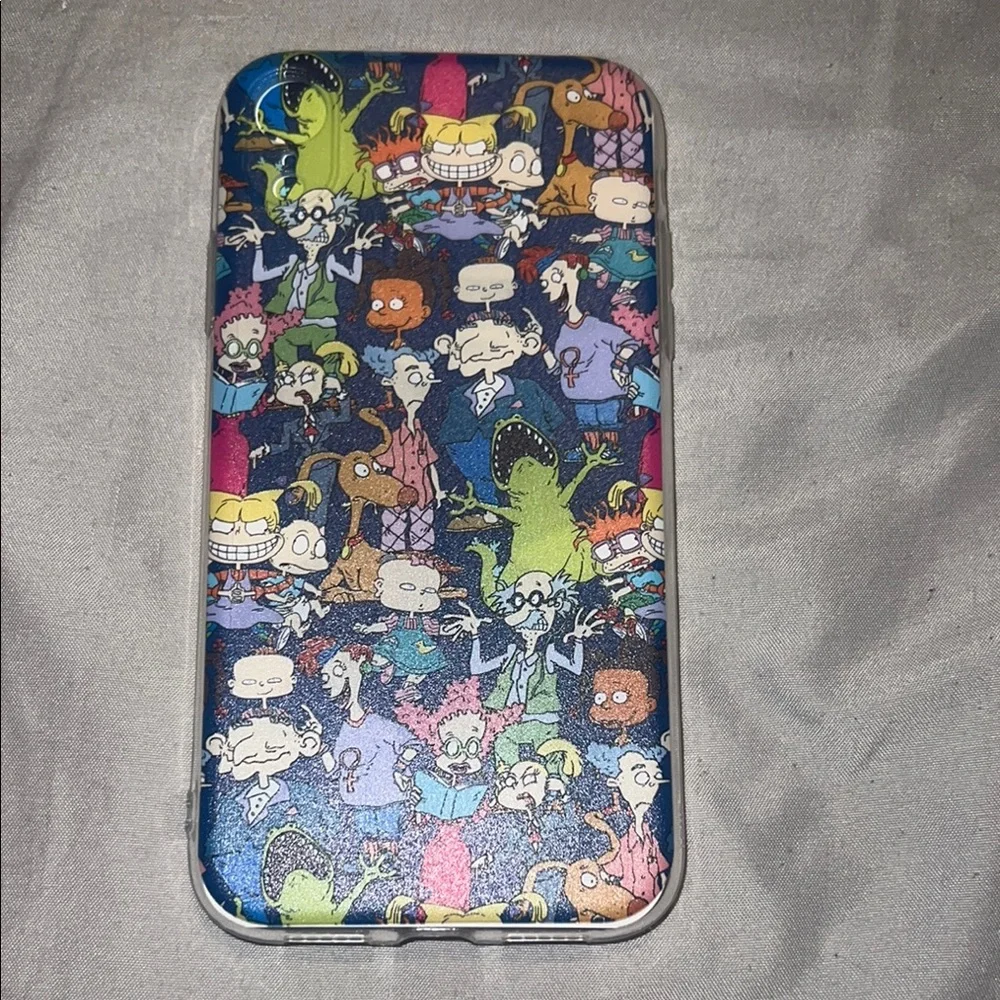 Cartoon Character Phone Case - Multicolor